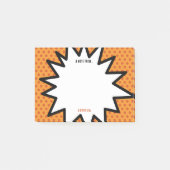 Kleurrijk stripboek Gepersonaliseerde naam Pop Art Post-it® Notes (Voorkant)