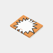 Kleurrijk stripboek Gepersonaliseerde naam Pop Art Post-it® Notes (Schuin)