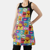 Kleurrijk stripboek Gepersonaliseerde naam Pop Art Schort (Insitu)