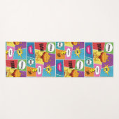 Kleurrijk stripboek Gepersonaliseerde naam Pop Art Yogamat (Voorkant (horizontaal))