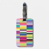 Kleurrijk strips bagagelabel (Achterkant verticaal)