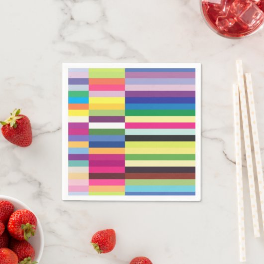 Kleurrijk strips servetten (Insitu)