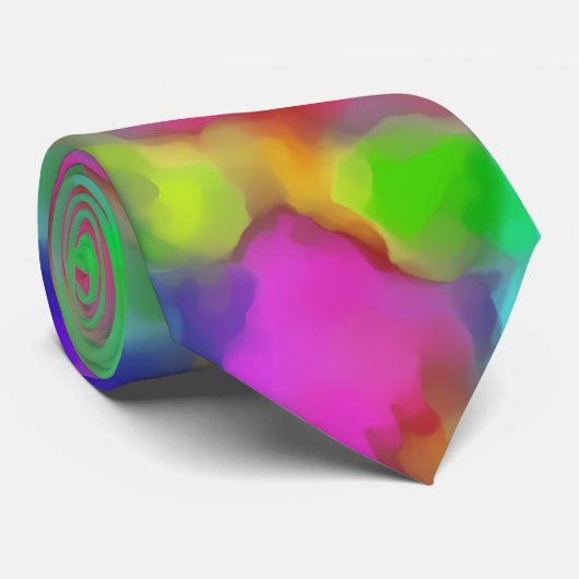 kleurrijk stropdas (Opgerold)