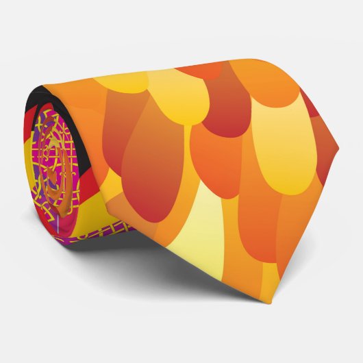 Kleurrijk stropdas "Flash Gordon" (Opgerold)