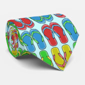 Kleurrijk Stropdas Flipflop (Opgerold)