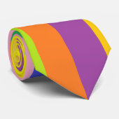 Kleurrijk Stropdas (strepen) (Opgerold)