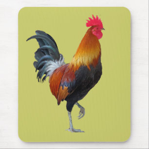 Kleurrijk, Strutting Rooster Mousepad Muismat