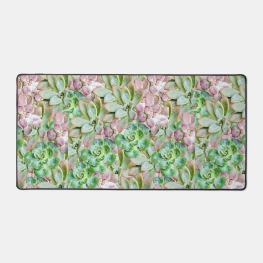 Kleurrijk Succulent Bureaumat (Voorkant)