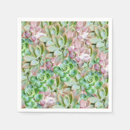Kleurrijk Succulent Servet