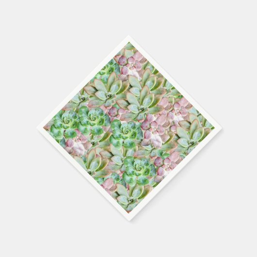 Kleurrijk Succulent Servet (Hoek)