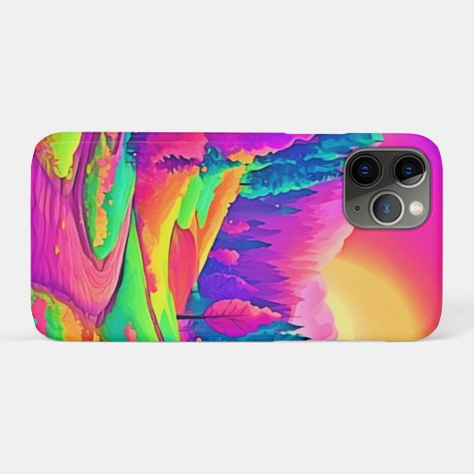 Kleurrijk Sunset Uitzicht Case-Mate iPhone Case (Achterkant (horizontaal))
