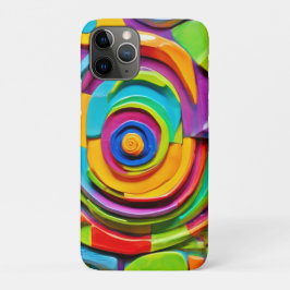 Kleurrijk surrealistisch beeldhouwspel Case-Mate iPhone case