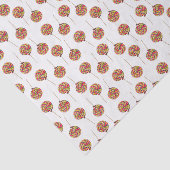 Kleurrijk Swirl Lollipop Tissue Paper Tissuepapier (Detail)