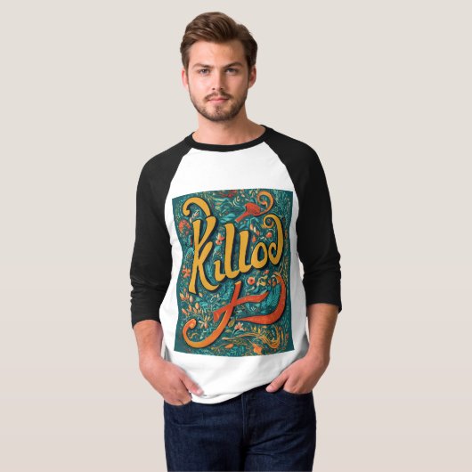 Kleurrijk T-shirt (Voorkant volledig)