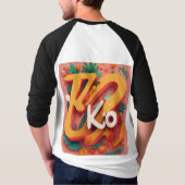 Kleurrijk T-shirt (Achterkant)