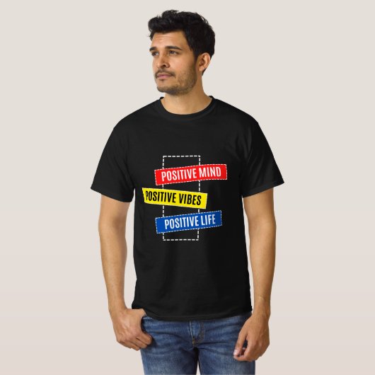 Kleurrijk  T-shirt (Voorkant volledig)
