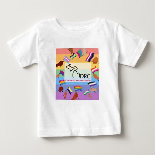 Kleurrijk T-shirt voor baby's of peuters (Voorkant)
