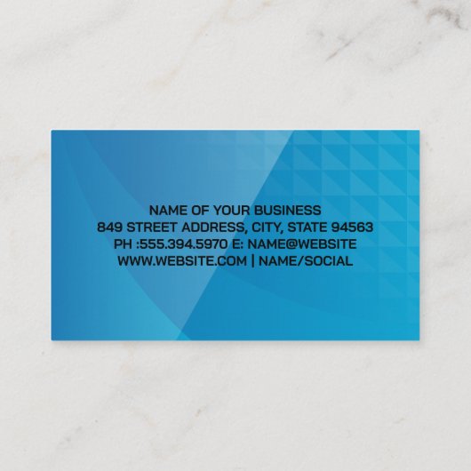 Kleurrijk Tandartslogo | QR-code Visitekaartje (Achterkant)