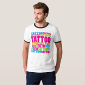 Kleurrijk Tattoo T-shirt (Voorkant volledig)