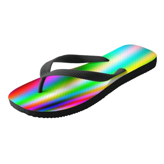 kleurrijk teenslippers (Schuin)