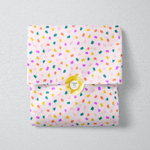 Kleurrijk Terrazzo Confetti Patroon Roze Limonade