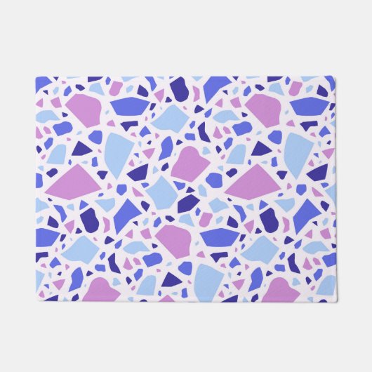 Kleurrijk Terrazzo Patroon Deurmat (Voorkant)