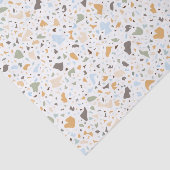 Kleurrijk Terrazzo Patroon Tissuepapier (Detail)