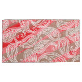 Kleurrijk textielontwerp met ingewikkelde paisle kussensloop (Voorkant-Rechts)