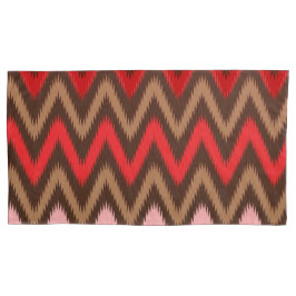 Kleurrijk textielpatroon met ingewikkelde flora kussensloop