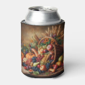 Kleurrijk/Thanksgiving/Cornucopia/Herfst Blikjeskoeler (Blikje Voorkant)