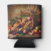 Kleurrijk/Thanksgiving/Cornucopia/Herfst Blikjeskoeler (Achterkant)