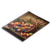 Kleurrijk/Thanksgiving/Cornucopia/Herfst Notitieboek (Linkerzijde)