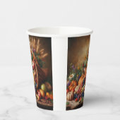 Kleurrijk/Thanksgiving/Cornucopia/Herfst Papieren Bekers (Links)