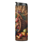 Kleurrijk/Thanksgiving/Cornucopia/Herfst Thermosbeker (Geroteerd rechts)
