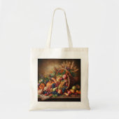 Kleurrijk/Thanksgiving/Cornucopia/Herfst Tote Bag (Voorkant)