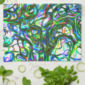 kleurrijk theedoek (Gevouwen)