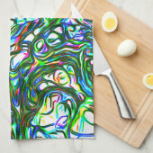 kleurrijk theedoek (Quarter Fold)