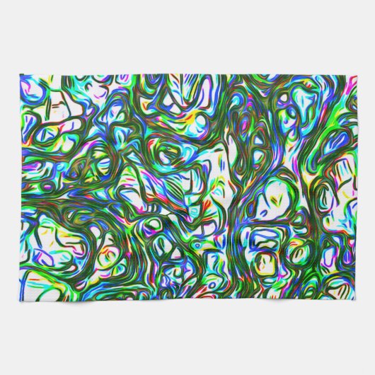 kleurrijk theedoek (Horizontaal)