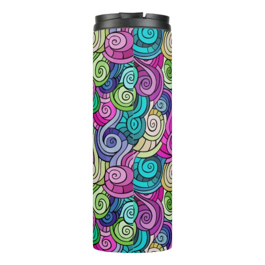  kleurrijk thermosbeker (Achterkant)