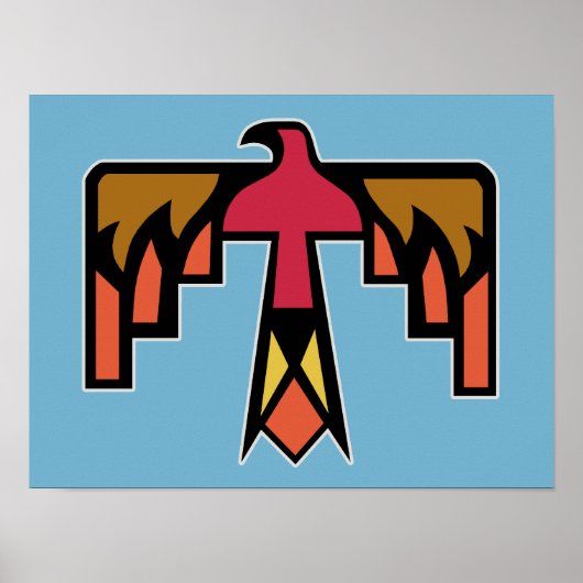 Kleurrijk Thunderbird ontwerp Poster (Voorkant)