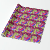 Kleurrijk Tie-Dye Inpakpapier (Uitgerold)