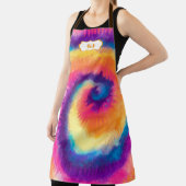 Kleurrijk Tie Dye Patroon | Monogram Schort (Insitu)