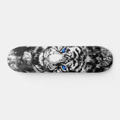 Kleurrijk tijgerhoofd - Retro Tiger Skateboard (Horizontaal)