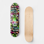 Kleurrijk tijgerhoofd - tijgerskateboard - Tiger Persoonlijk Skateboard (Voorkant)