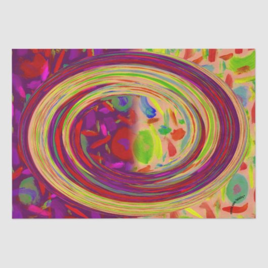 kleurrijk tissuepapier (Voorkant)