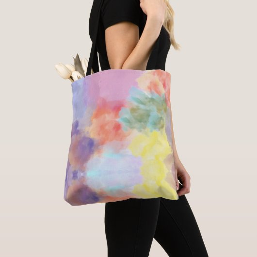 kleurrijk tote bag (Dichtbij)