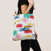 kleurrijk tote bag (Dichtbij)