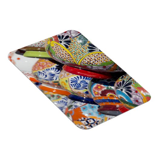 Kleurrijk traditioneel handbeschilderd Mexicaans a Magneet (Rechterzijde)