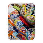 Kleurrijk traditioneel handbeschilderd Mexicaans a Magneet (Verticaal)