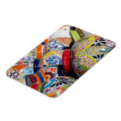 Kleurrijk traditioneel handbeschilderd Mexicaans a Magneet (Linkerzijde)